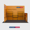 Stand Espositivo Portatile 3m x 3m - Modello 21