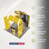 Display Espositivo Portatile 3m x 3m - Modello 29