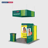Espositore portatile 3m x 3m - Modello 30