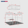 Espositore portatile 3m x 3m - Modello 30