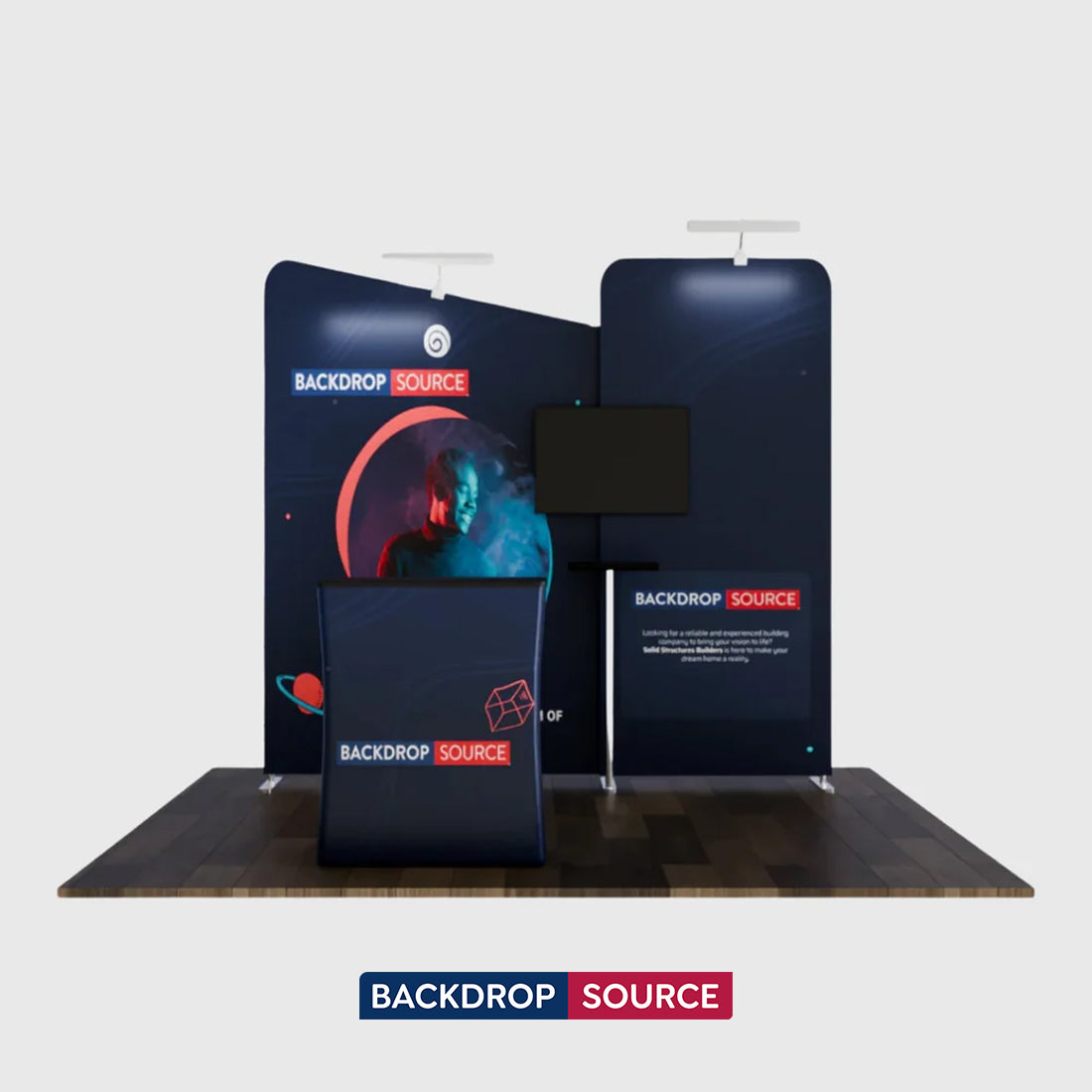 Display Espositivo Portatile 3m x 3m - Modello 7