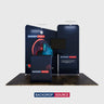 Display Espositivo Portatile 3m x 3m - Modello 7
