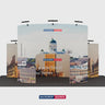 Espositore Portatile 6m x 3m - Modello 21