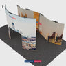 Espositore Portatile 6m x 3m - Modello 21