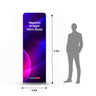 Espositore in tessuto dritto magnetico portatile