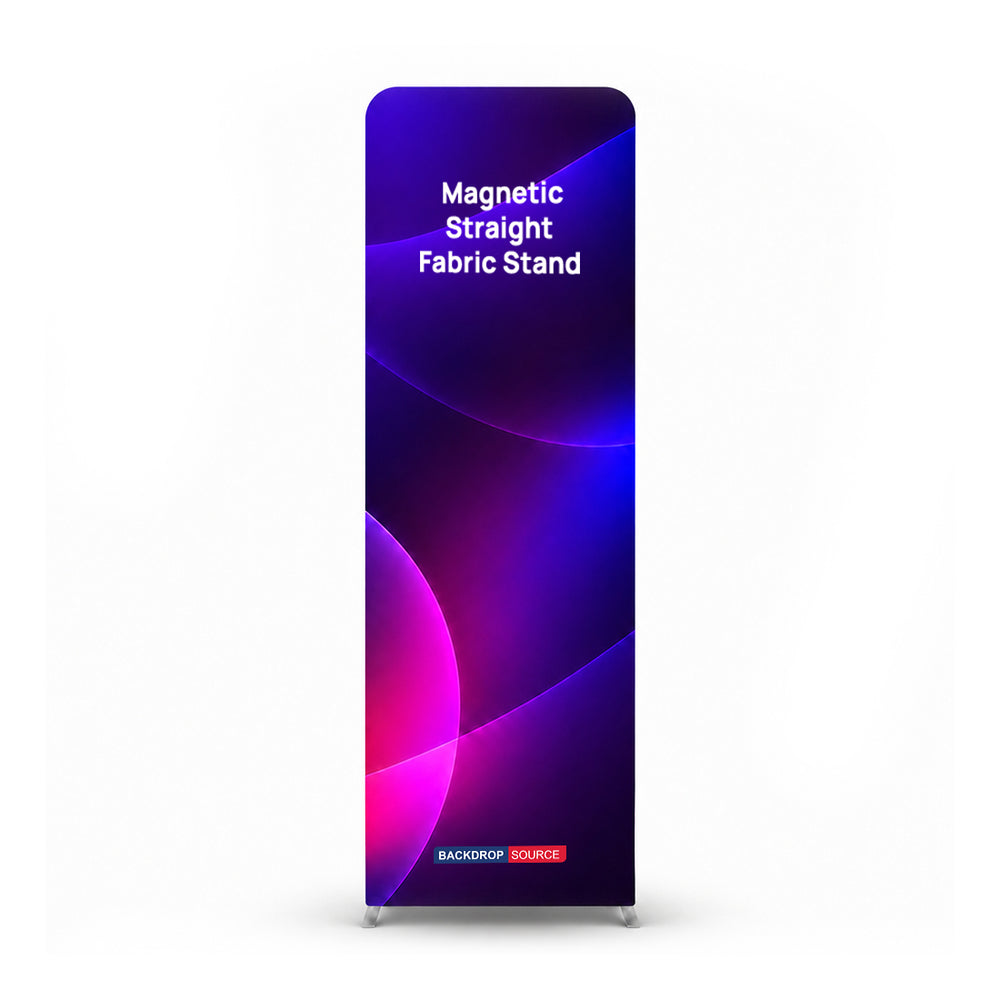 Espositore in tessuto dritto magnetico portatile