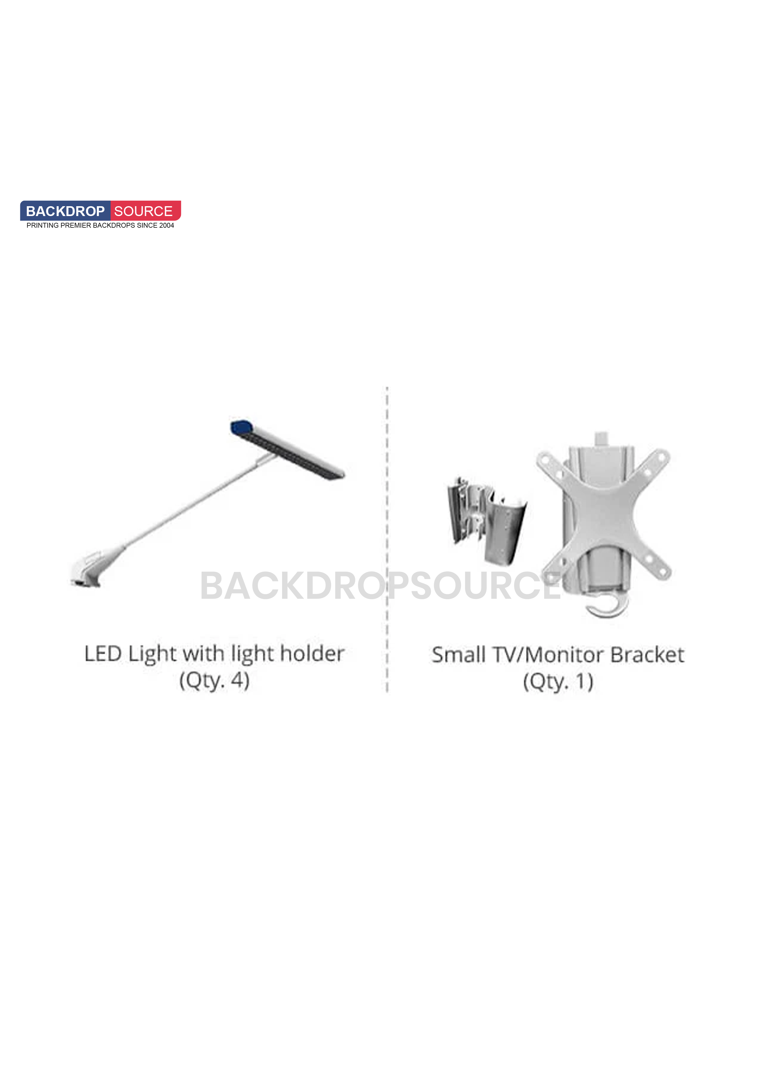 Espositore espositivo portatile da 10 piedi - Modello 7