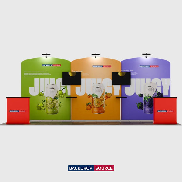 Portable Exhibit Display 6m x 3m - Model 11