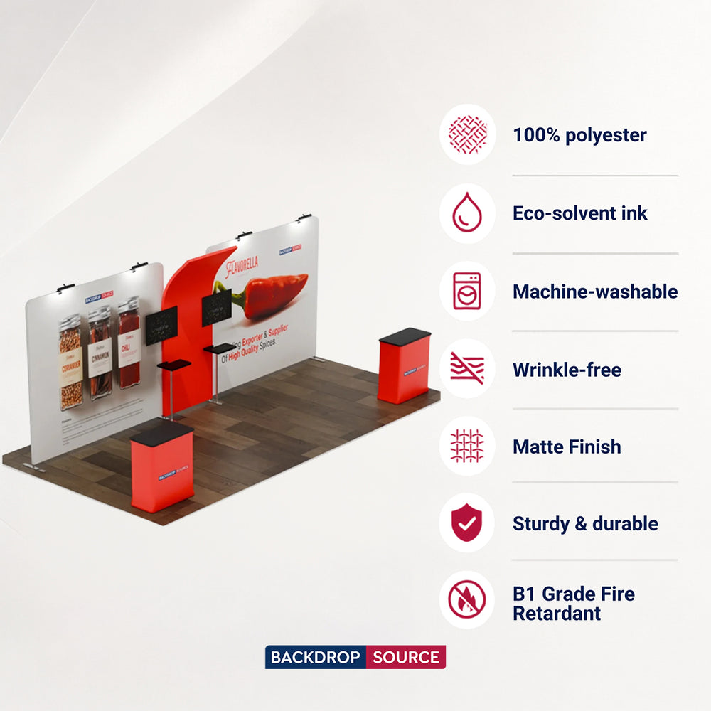 Portable Exhibit Display 6m x 3m - Model 13