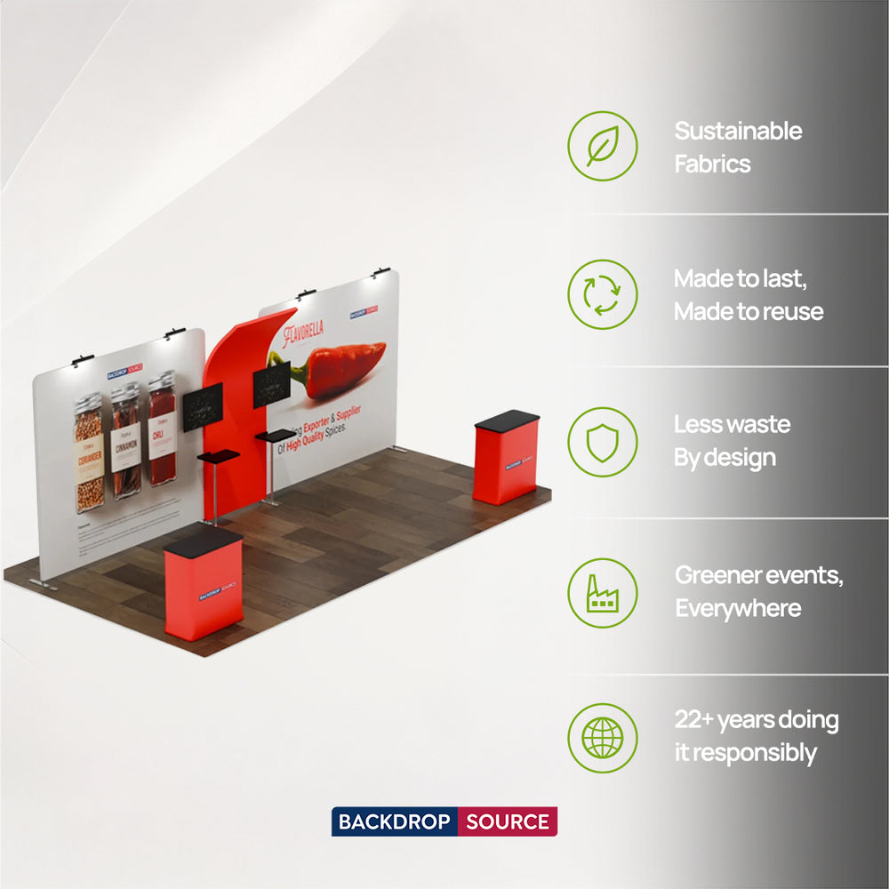 Portable Exhibit Display 6m x 3m - Model 13