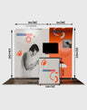 Espositore portatile 3m x 3m - Modello 14