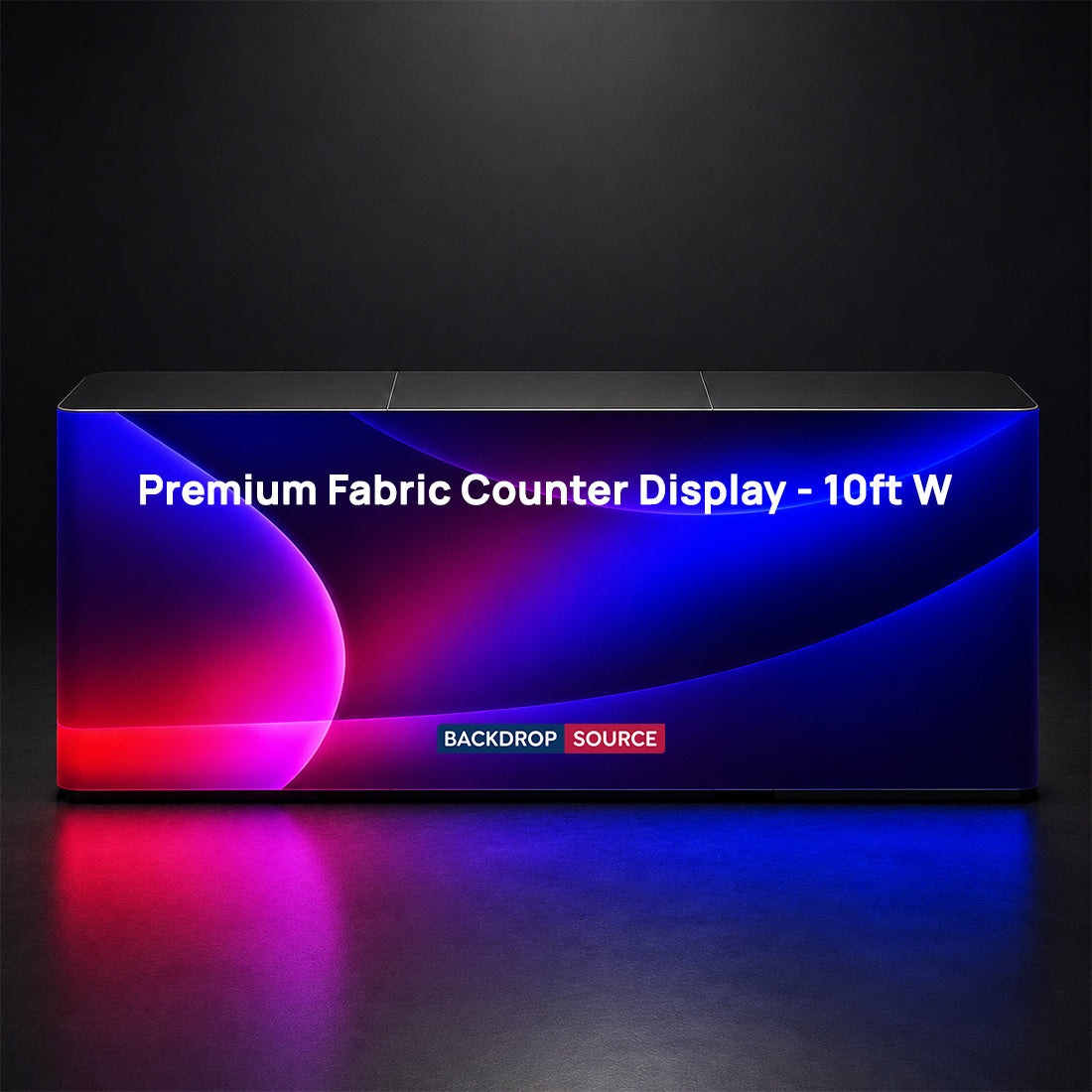Espositore da banco in tessuto Premium - 3 m L