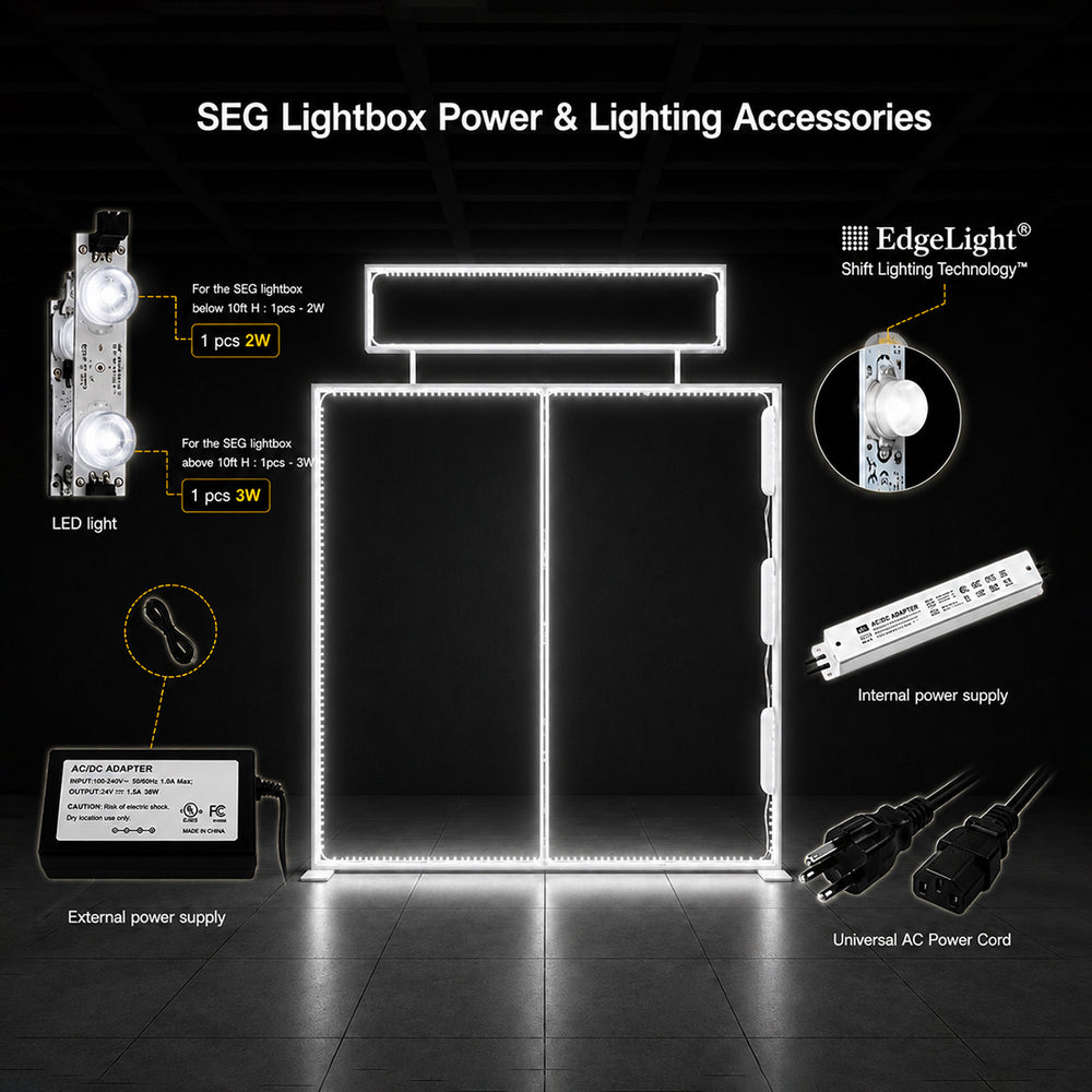 Premium SEG LED Light Box with Header