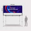 Tenda a baldacchino - Banner pubblicitario