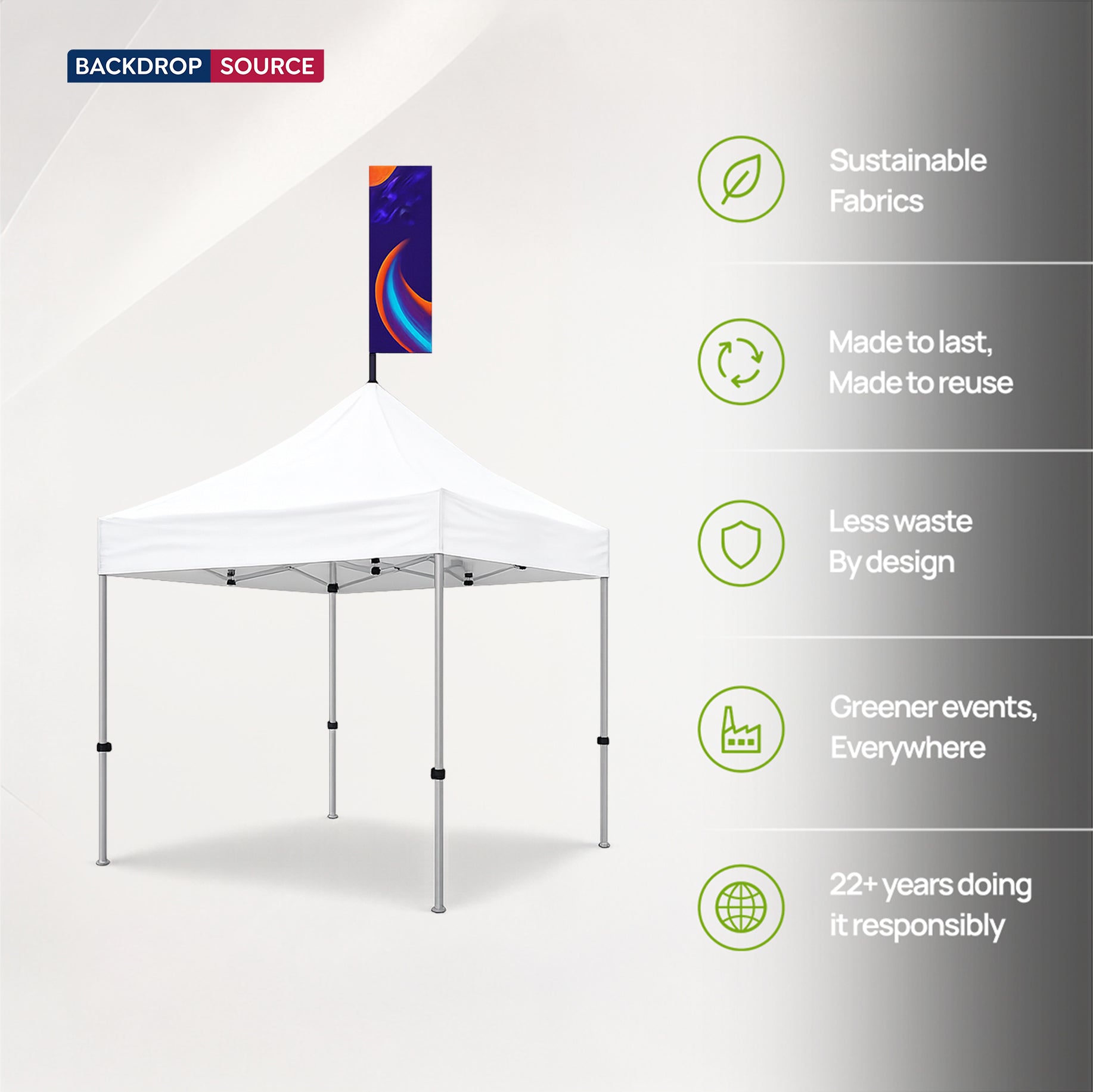 Tenda da campeggio personalizzata per impieghi gravosi (6,5 piedi x 10 piedi)