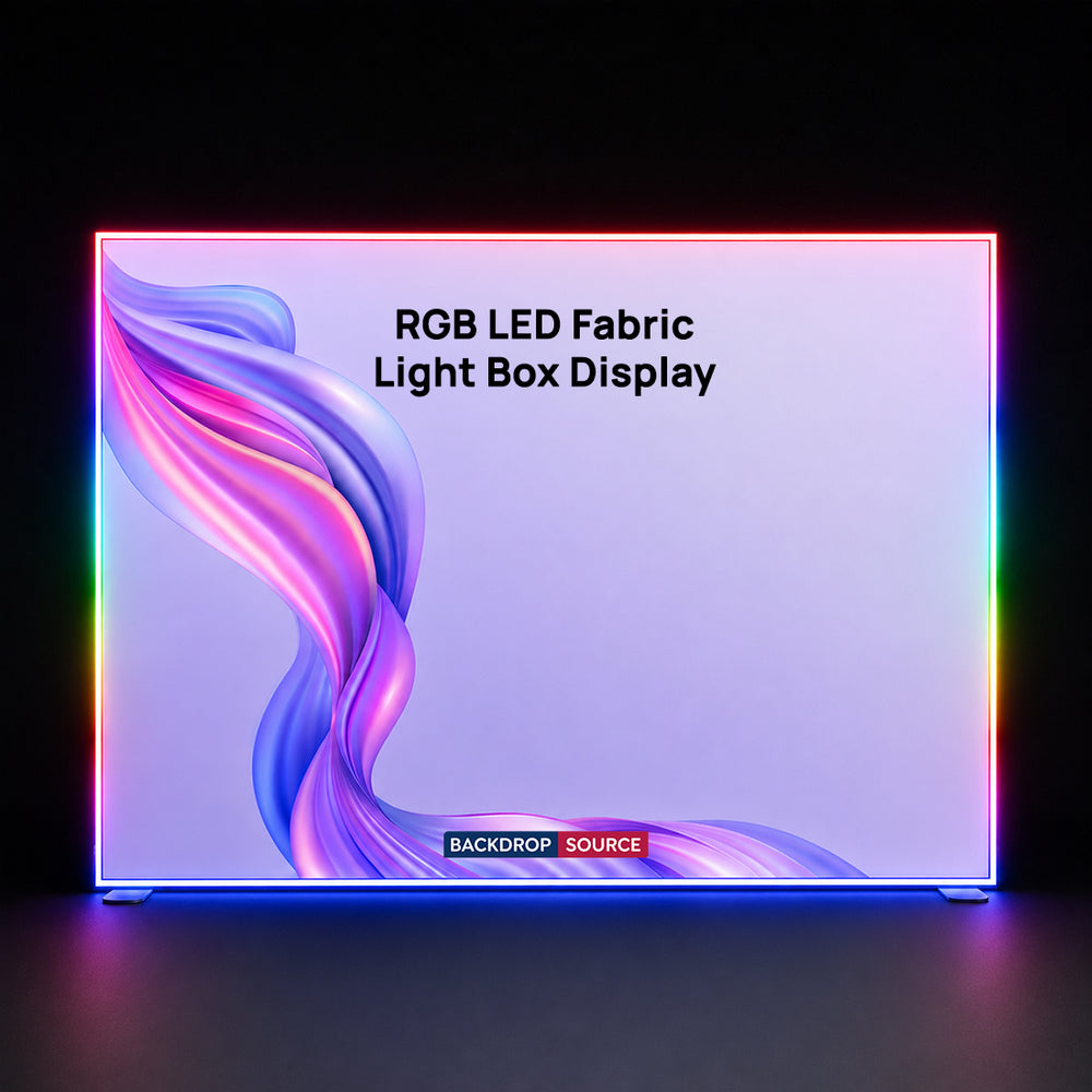 RGB LED Fabric Light Box Display