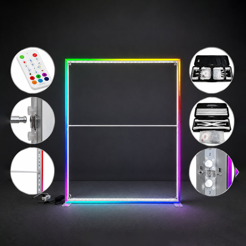 RGB LED Fabric Light Box Display