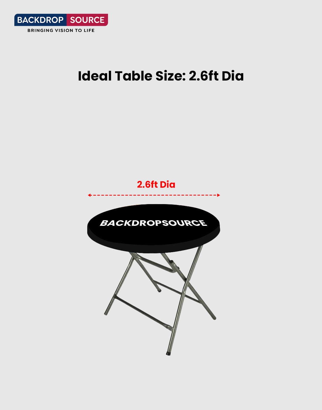 Copritavolo elastico rotondo