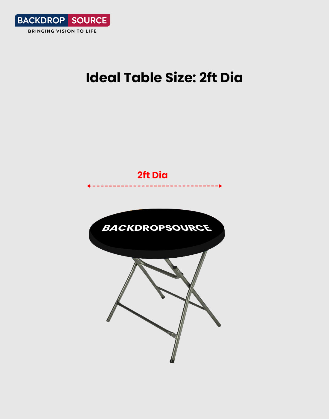 Copritavolo elastico rotondo