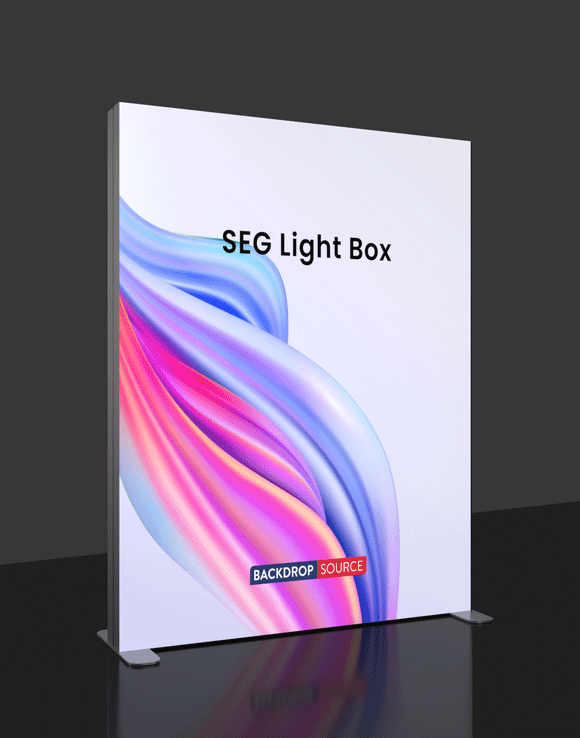 Scatola luminosa retroilluminata a LED in tessuto SEG - 20 piedi