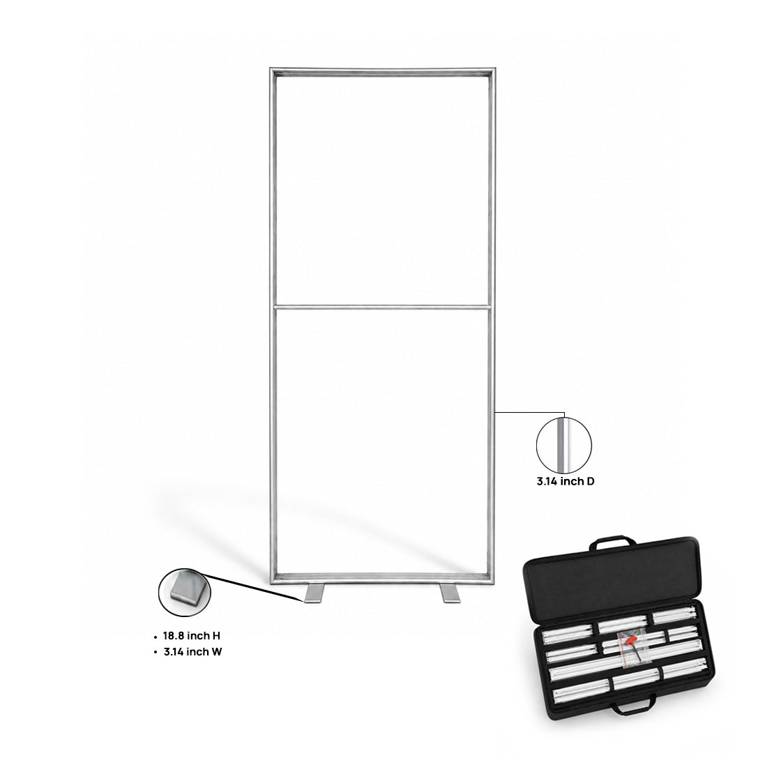 SEG Fabric Display Frame - 3.15inch Depth Aluminum Profile