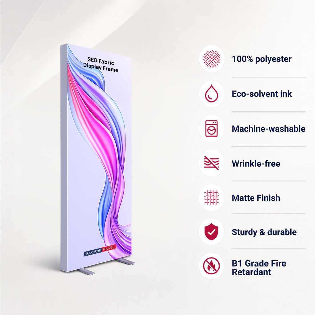 SEG Fabric Display Frame - 3.15inch Depth Aluminum Profile