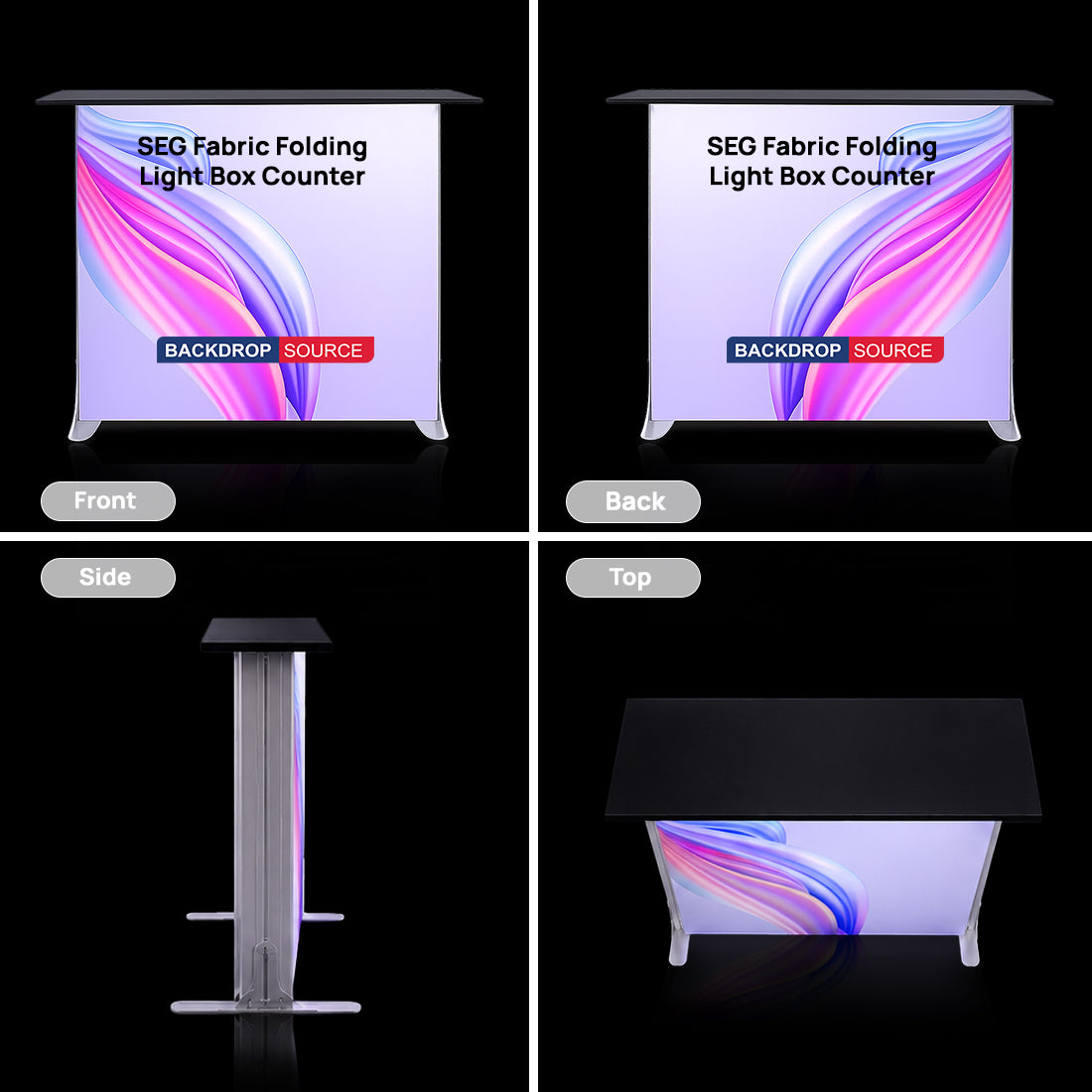 SEG Fabric Folding Light Box Counter