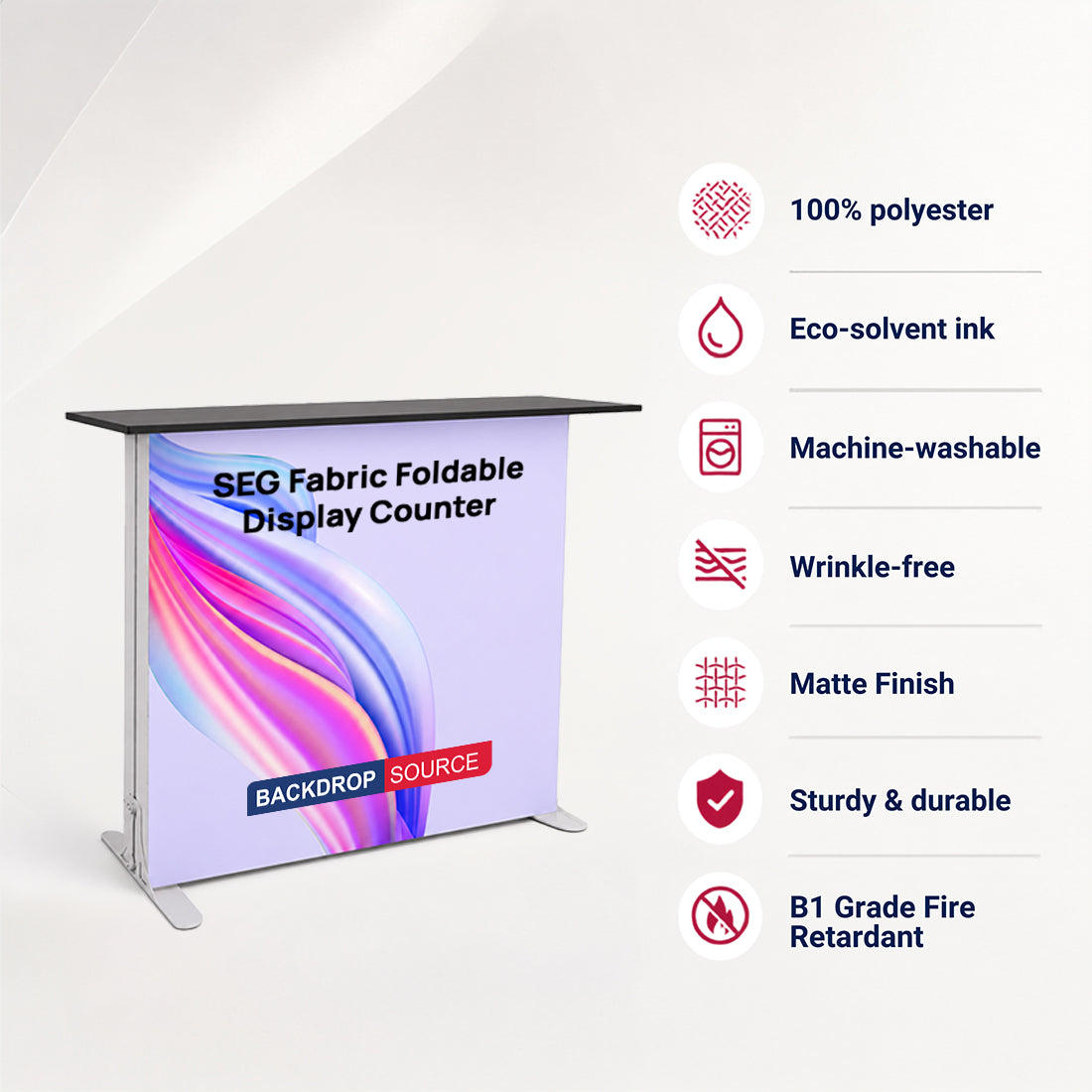 SEG Fabric Folding Light Box Counter