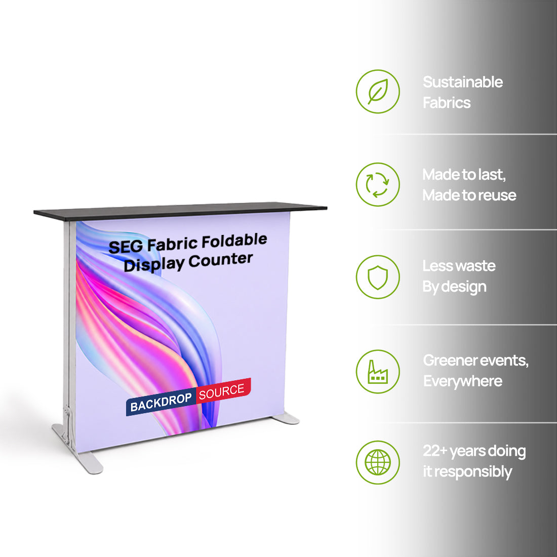 SEG Fabric Folding Light Box Counter