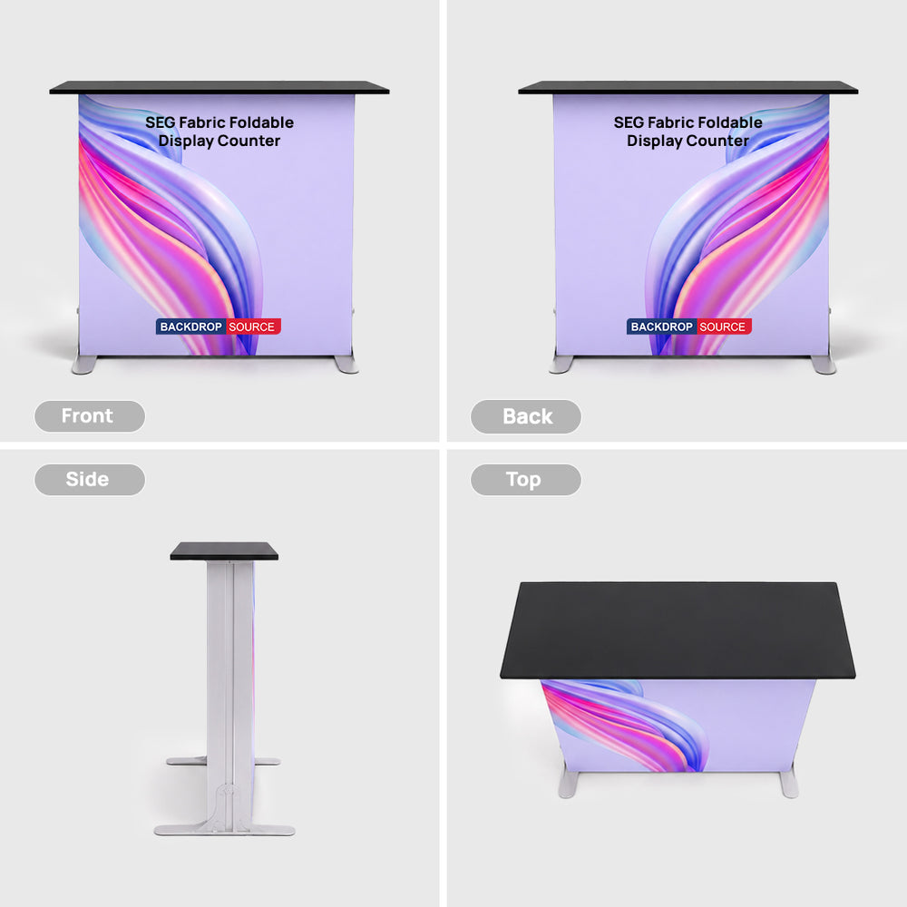 SEG Fabric Foldable Display Counter (Non-Lit)