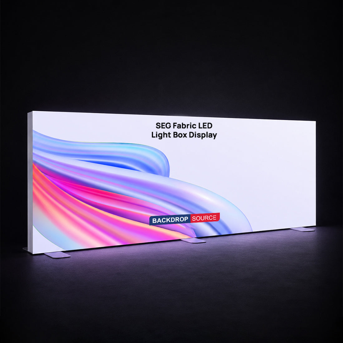 Caja de luz LED de tela sin marco SEG: 16,4 pies de ancho x 8,2 pies de alto