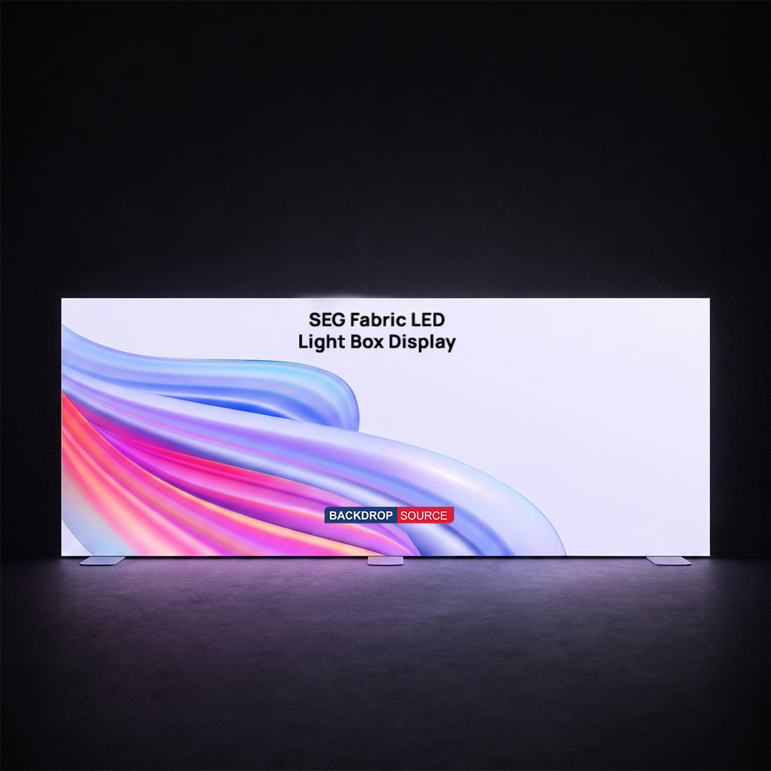 Caja de luz LED de tela sin marco SEG: 16,4 pies de ancho x 8,2 pies de alto