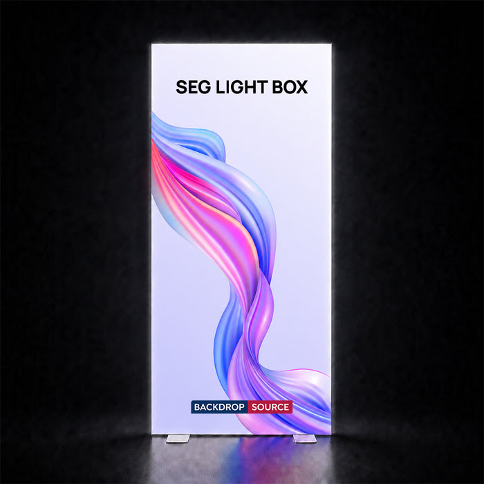 SEG Frameless Fabric Led Light Box Display - 0.85m W x  2m H