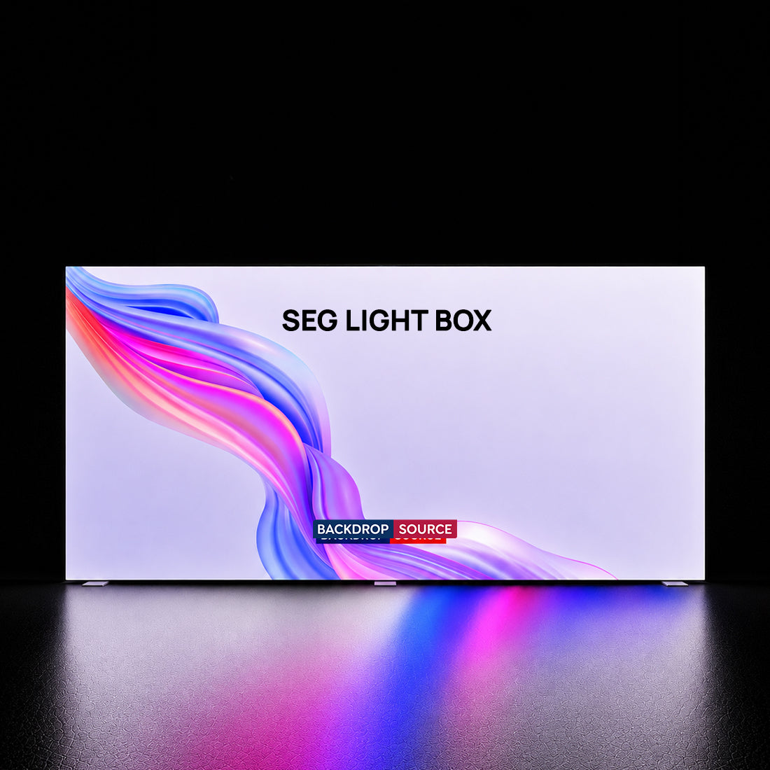 Display luminoso a LED in tessuto senza cornice SEG - 6 m di larghezza