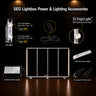 Display luminoso a LED in tessuto senza cornice SEG - 6 m di larghezza