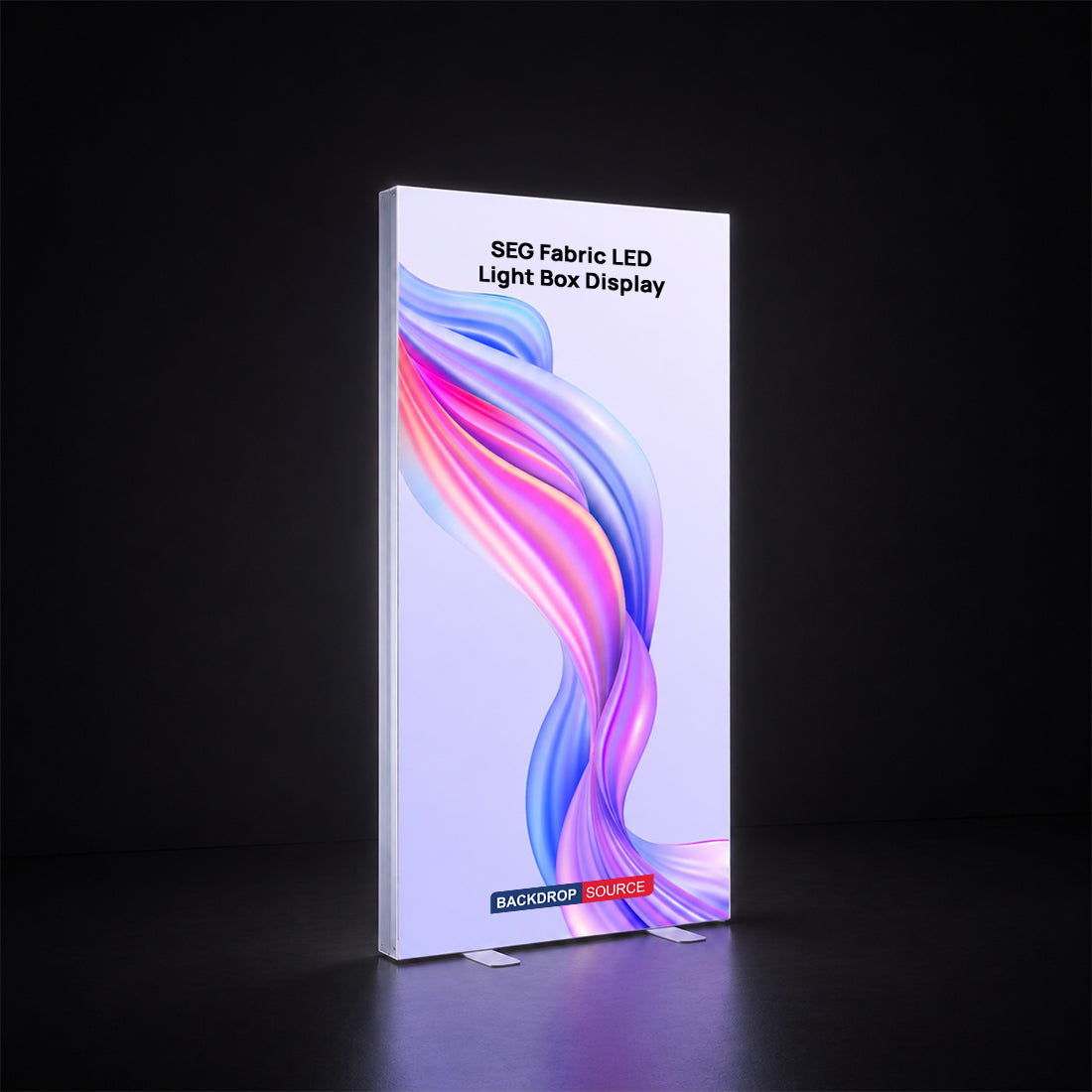 SEG Fabric LED Light Box Display - 3.3ft W x 6.5ft H