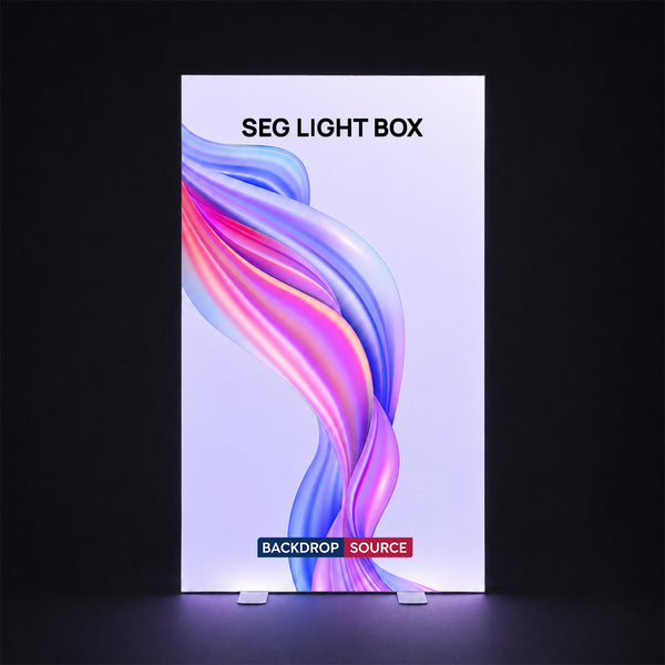 SEG Fabric LED Light Box Display - 4ft W x 6.5ft H