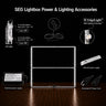 Espositore luminoso a LED in tessuto senza cornice SEG - 2,5 m L x 2,5 m H