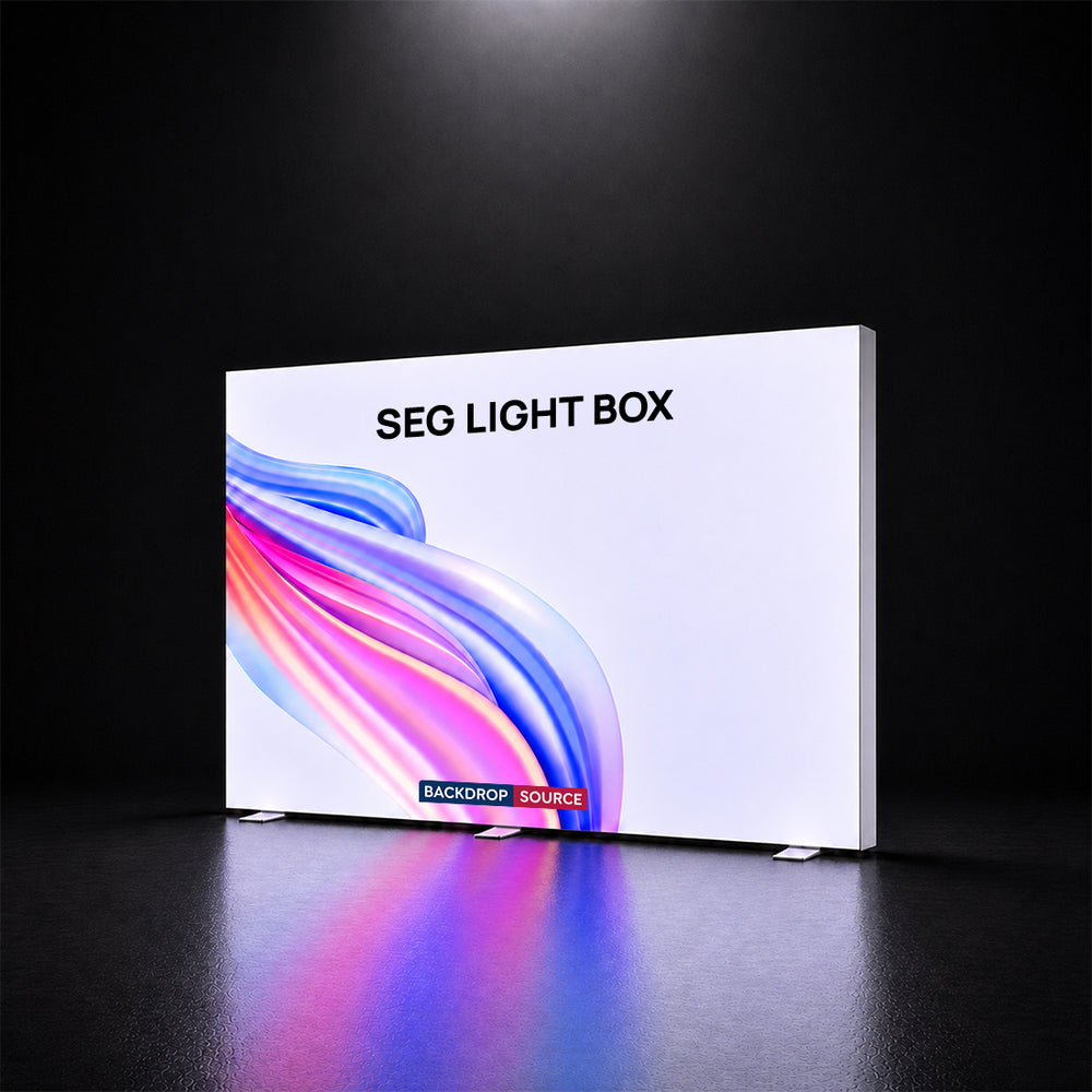 SEG Fabric LED Light Box Display - 9.8ft Wide