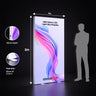 SEG Frameless Fabric Led Light Box Display - 1m W x 2m H