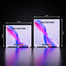 Display a LED per tessuti senza cornice SEG - Profilo in alluminio con profondità di 80 mm