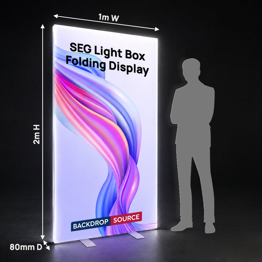 Supporto pieghevole per Light Box SEG