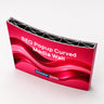 Pop-up curvo con profilo in silicone per grafica in tessuto