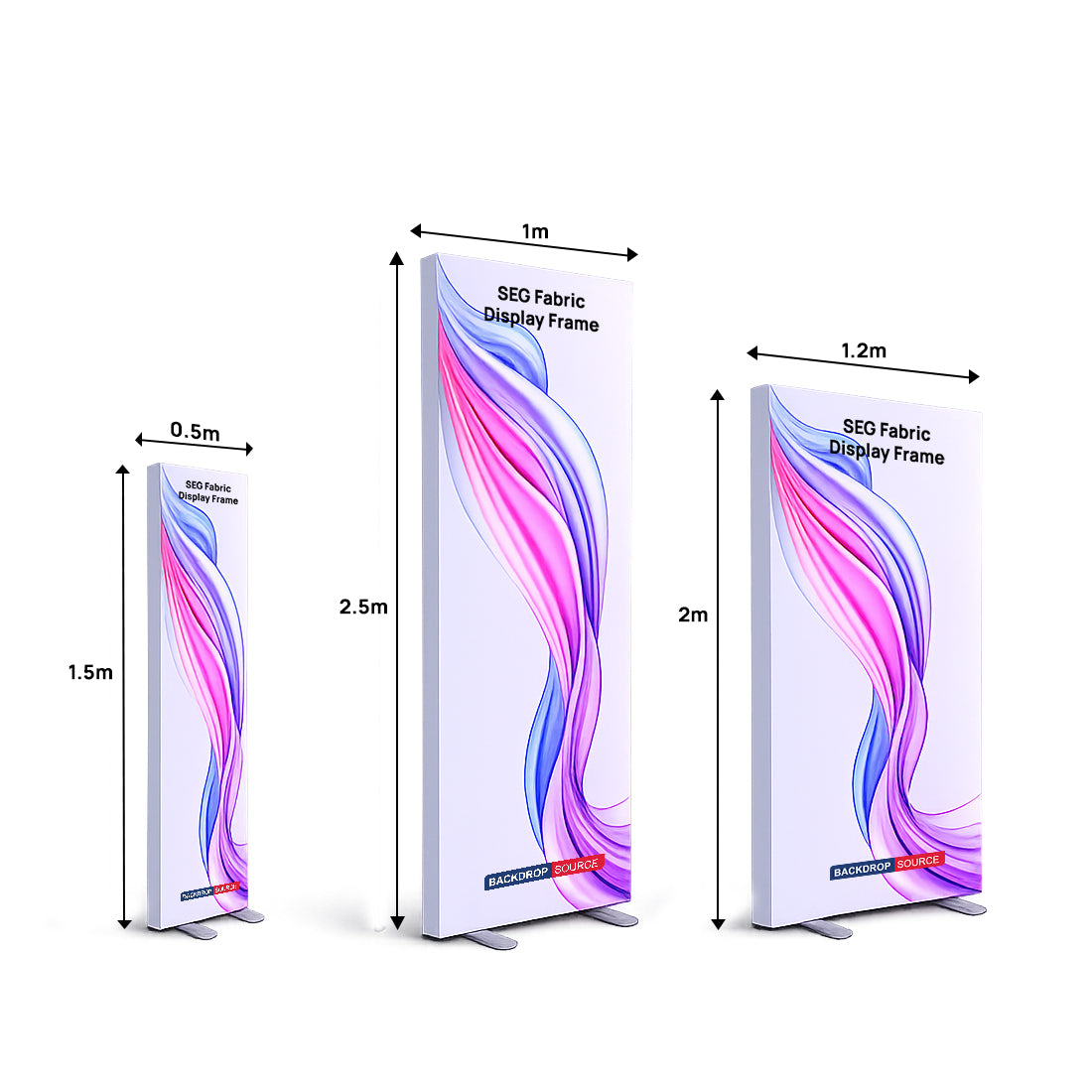 SEG Fabric Display Frame - 80mm Depth Aluminum Profile