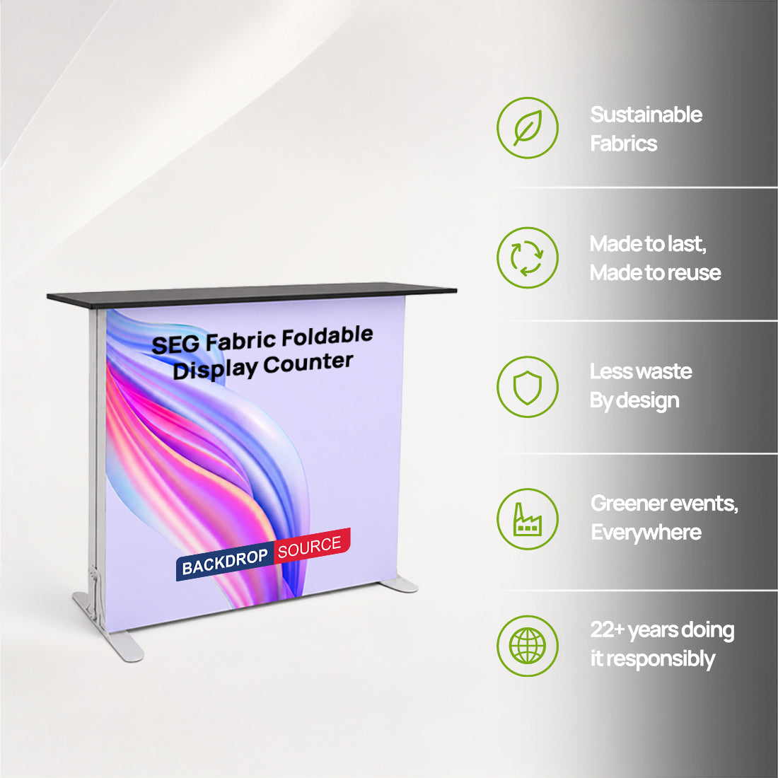 SEG Fabric Folding Light Box Counter