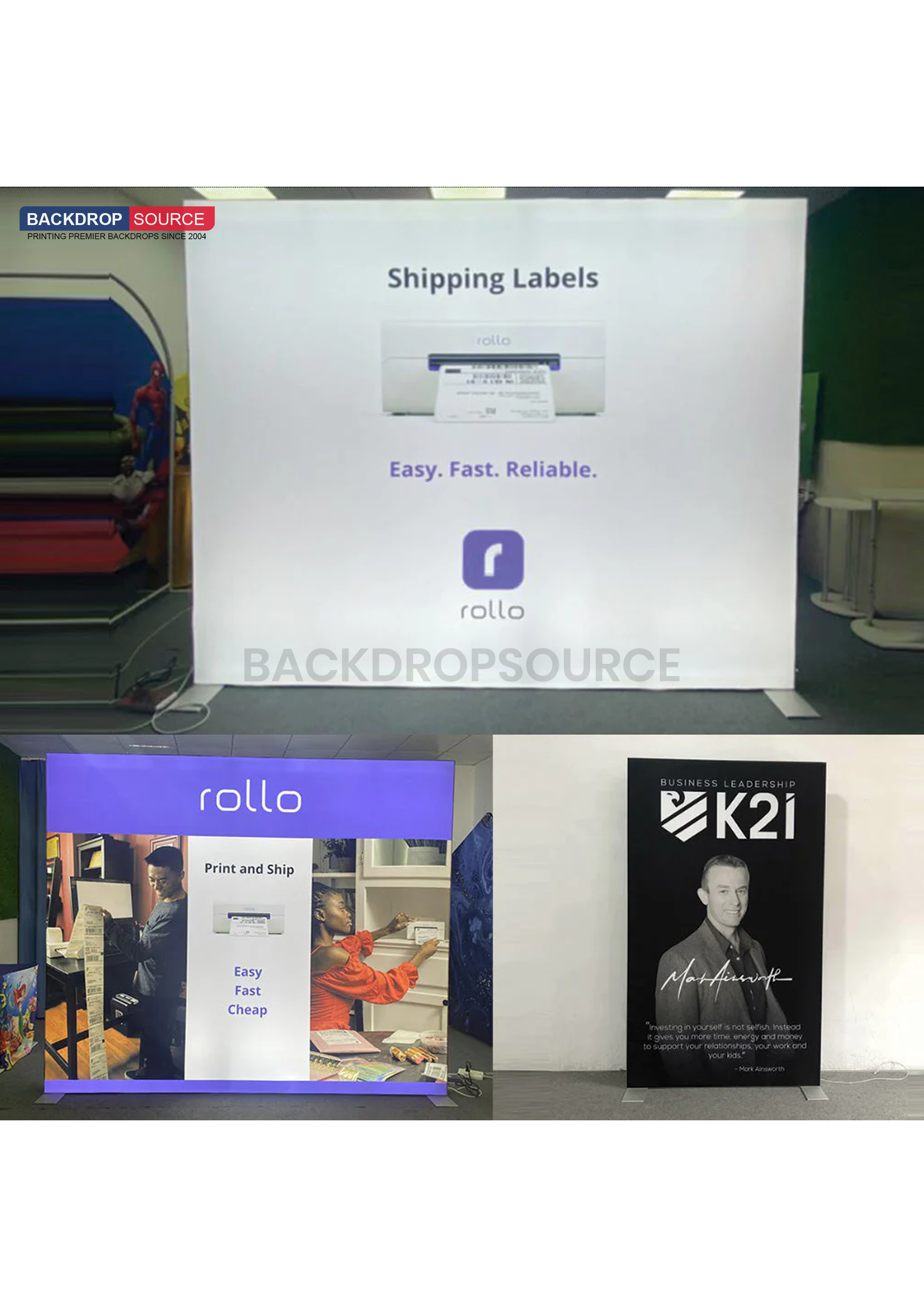 Scatola luminosa a LED in tessuto SEG - 7,9 piedi x 8,2 piedi