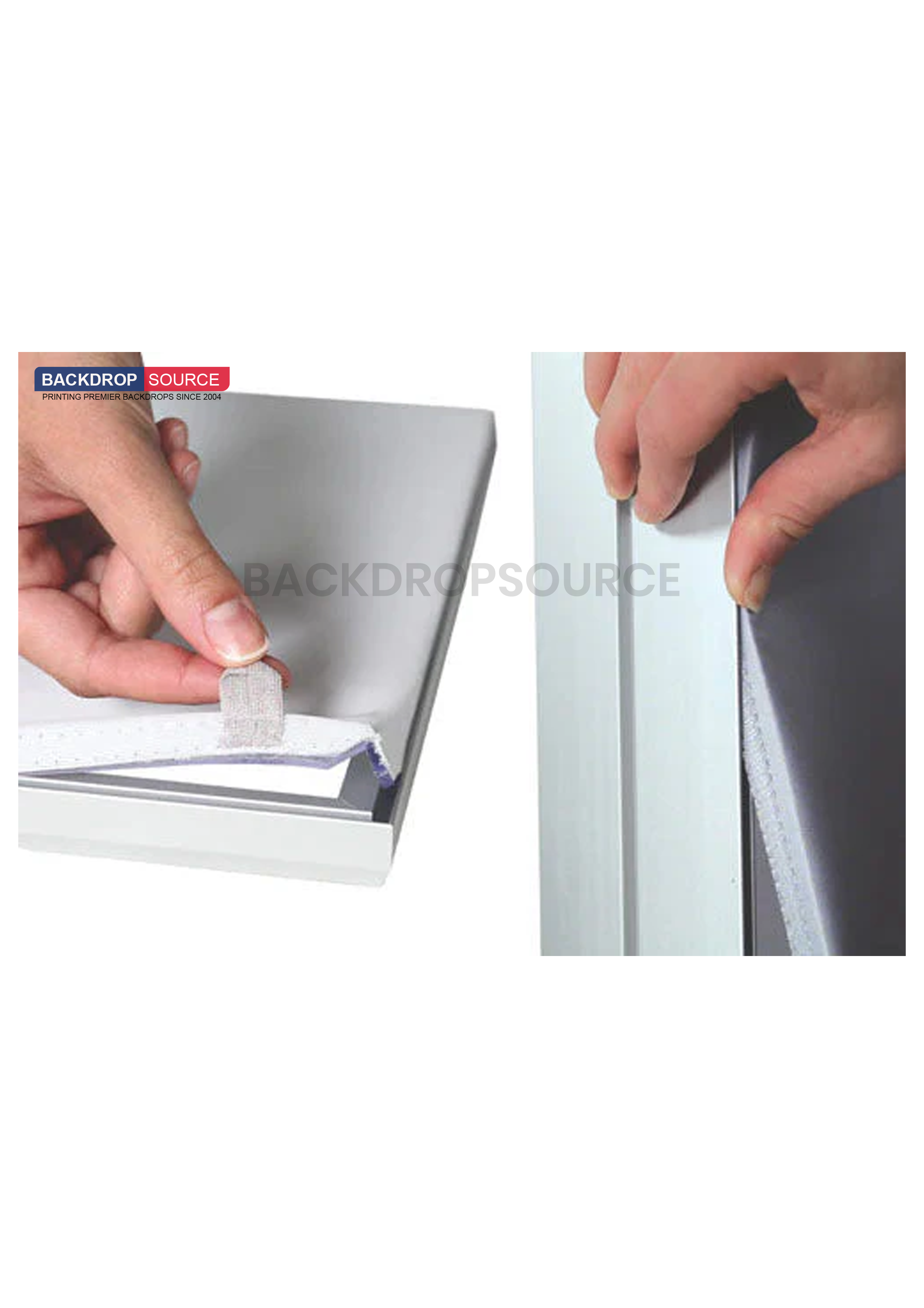 Scatola luminosa a LED in tessuto SEG - 7,9 piedi x 8,2 piedi