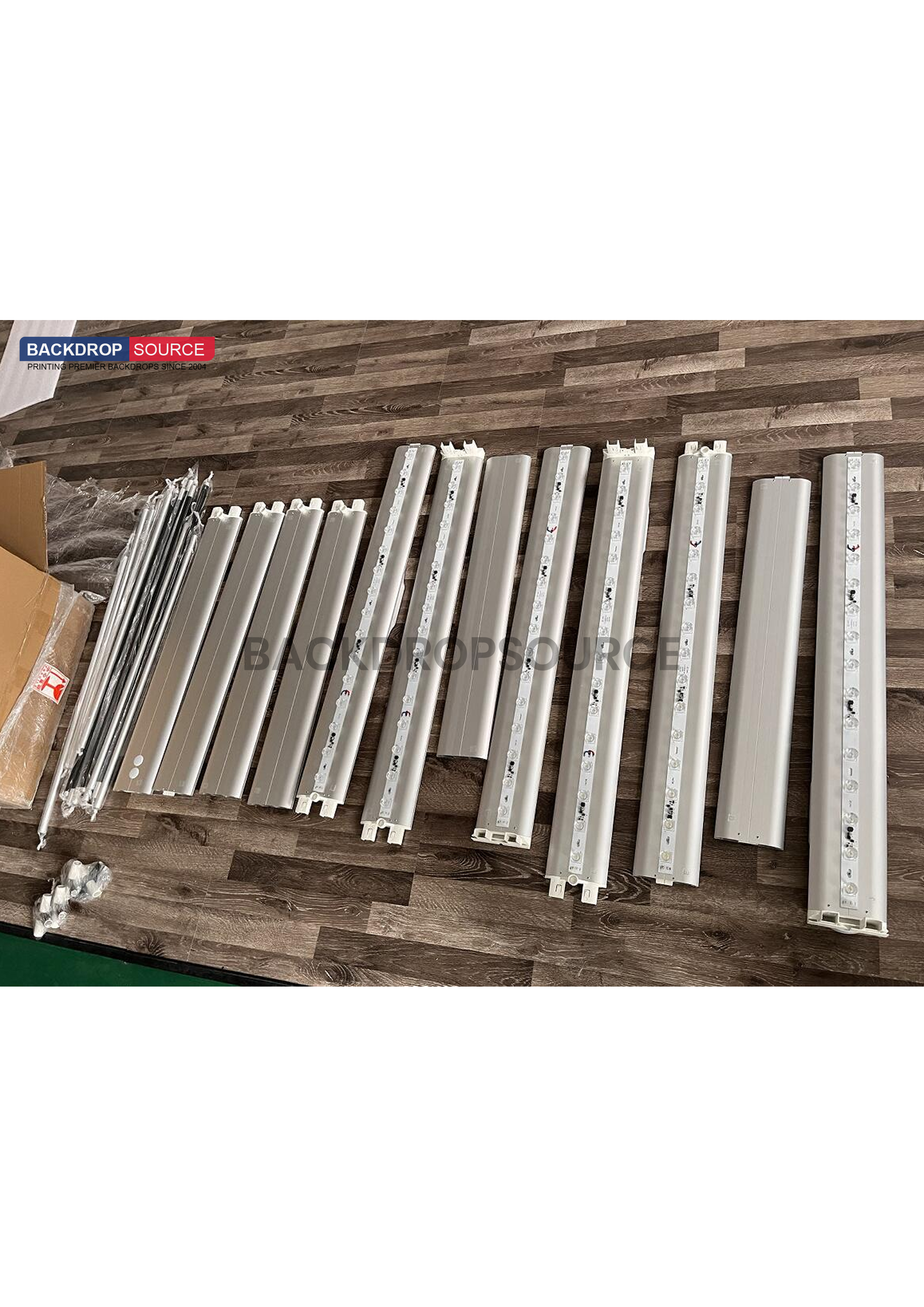 Scatola luminosa a LED in tessuto SEG - 7,9 piedi x 8,2 piedi