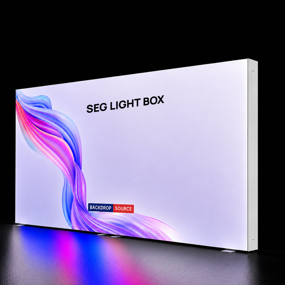 SEG Fabric LED Light Box Display - 20ft Wide