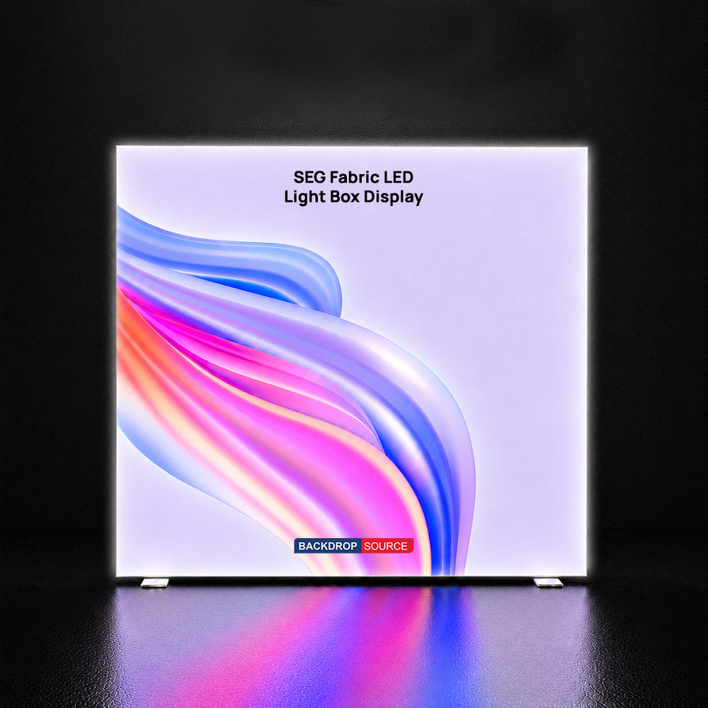 SEG Fabric LED Light Box Display - 8.2ft W x 8.2ft H
